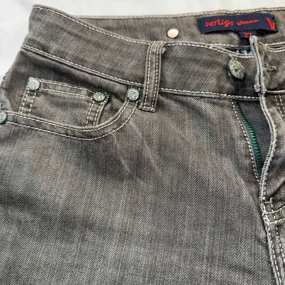 VERTIGO Jeans - Casual Grey cropped 3/4 NWOT - Picture 3 of 14